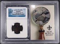 (1710-13)D 30D FRENCH COLONIES NGC GENUINE