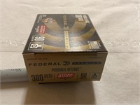 Federal 380 auto 90 gr,20 rnds