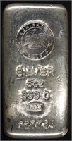 (1) 5 OZ .999 SILVER EMIRATES BAR