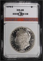 1878-S MORGAN DOLLAR AGP GEM BU DMPL