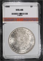 1888 MORGAN DOLLAR AGP SUPERB GEM BU