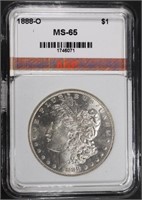 1888-O MORGAN DOLLAR AGP GEM BU