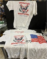 4 Operation Desert Storm T Shirts XL