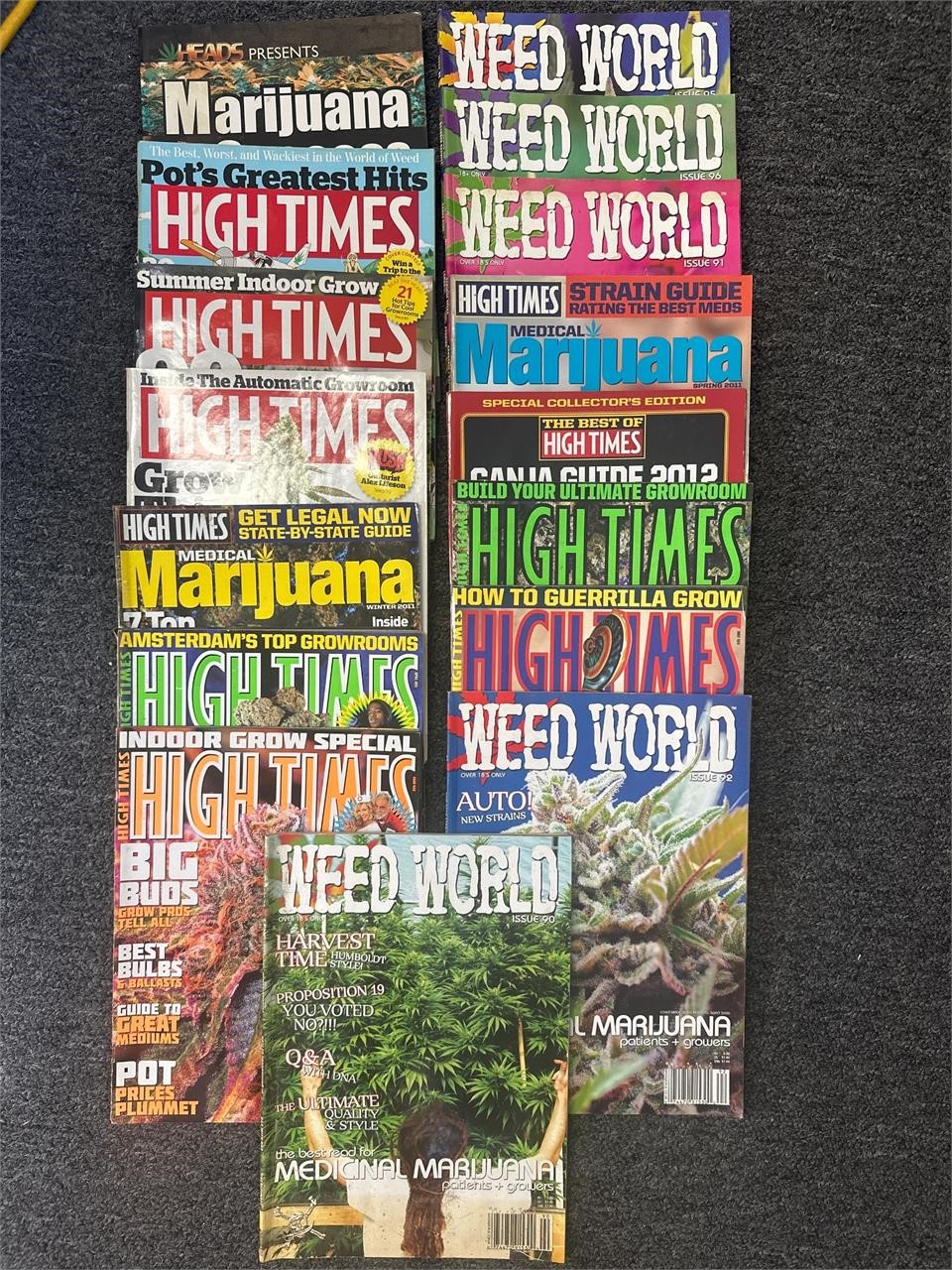High times and other magazines