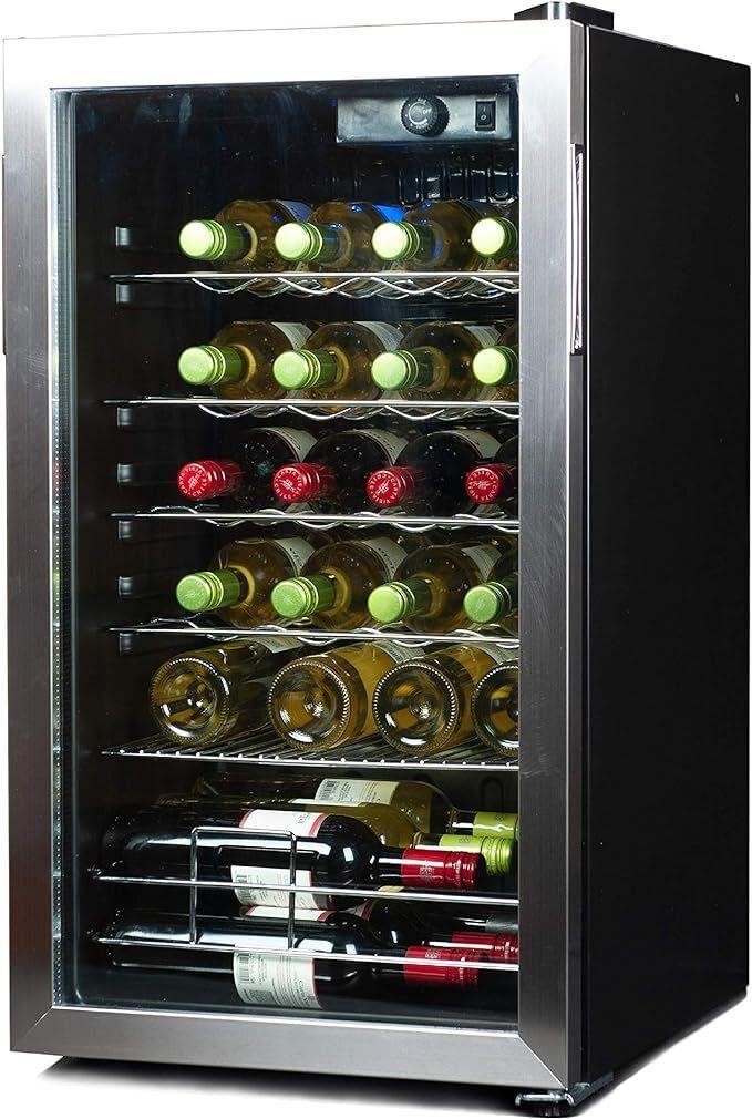 26 Bottle Compressor Cooling Wine Fridge