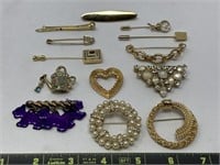 Brooches, Stick Pins