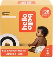 Hello Bello Premium Diapers, Size 1 (8-12 lbs)