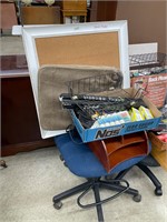 Office chair and supplies
