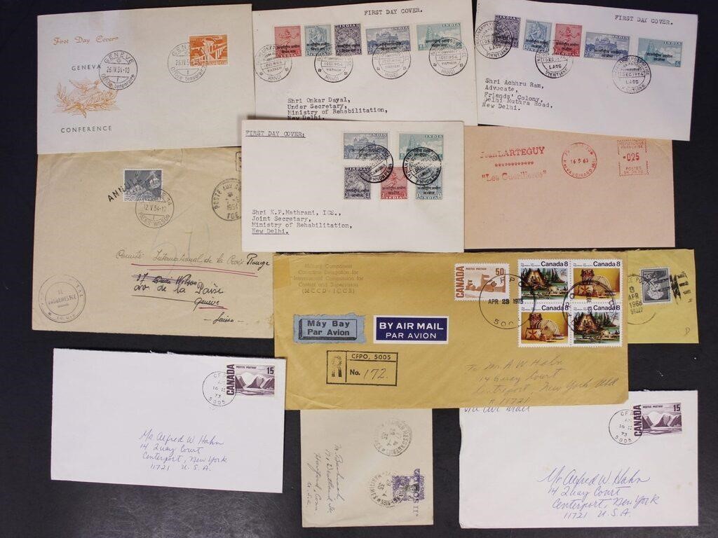 Worldwide Stamps remainders lot, includes covers,