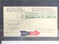 US Stamps #C18 Used on cover, CV $250