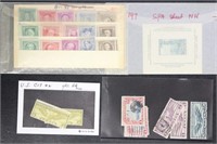 US Stamps 1930s-1950s Mint on dealer pages, mostly