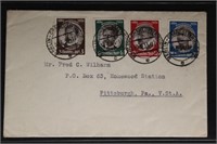 Germany Stamps on 1934 FDC #432-435 CV $600+