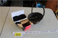 velcro & 1/2 box shotgun shells & basket