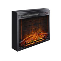 23" Electric Glass Front Fireplace W/Remote