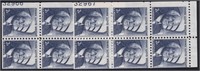 US Stamps #1280c Matched miscut panes with 80%