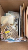 Worldwide Stamps, Covers, etc, in bankers box, lot