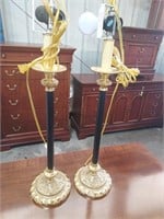 Candlestick lamps