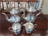 Sterling Silver tea set, Hunt Sterling Co.