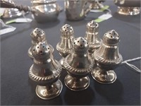 Group of 6 sterling salts
