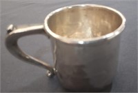 Gorham sterling baby cup w dents