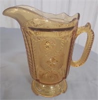 Victorian pattern glass pitcher