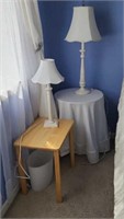 2 lamps and Bed Side Tables