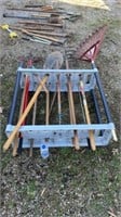 Rack w Garden tools