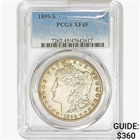 1899-S Morgan Silver Dollar PCGS XF45