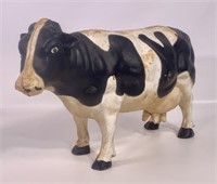 Cast Iron Cow-Holstein, (REPRO) 17" L,