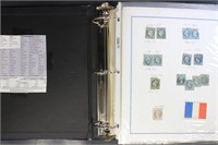 France Stamps Used & Mint hinged on pages, a bit d