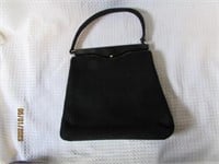 Purse Vintage Ingber Black Velvet Clutch Handbag