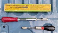 Two Yankee Spiral Ratchet Screw Drivers
