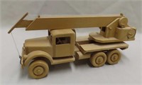 Wooden Crane Truck