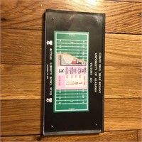 1982 Encased Liberty Bowl Ticket Stub Alabama