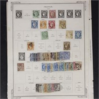France & Colonies Stamps Used & Mint hinged on pag
