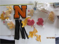 Lot Of  Iron On & Sew On Letters Red Yellow White