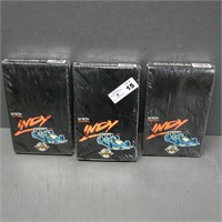(3) Hi-Tech Indy Racing Sealed Boxes of Cards