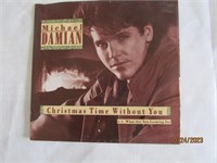 Record 7" Michael Damian Christmas Time Without