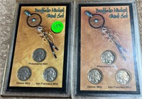 (2) Buffalo Nickel Sets