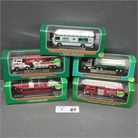 (5) Mini Hess Trucks - Includes 1998 & Others