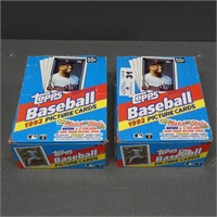 (2) 1992 Topps Baseball Full Boxes of Packs