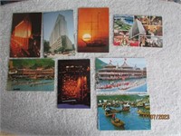 Postcards 8 Hong Kong Hilton Fishing Girl