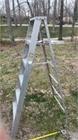 6 foot Werner aluminum ladder model 376,