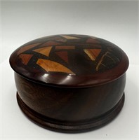 Costa Rica Wooden Jewelry/ Trinket Box