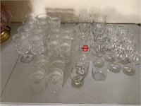 wexford glass and misc glasses