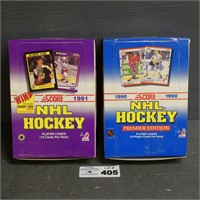 1990 & 1991 Score Hockey Card Packs - Full Boxes