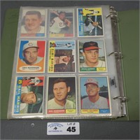 1960's Assorted Baseball & Football Cards - Binder