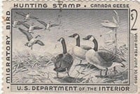 unused 1959 Dept of the Interior Duck  Stamp