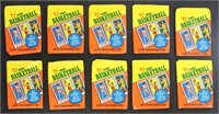 1980-1981 Topps NBA Basketball 10 empty wrappers (