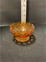 Moon and stars Amber candy bowl
